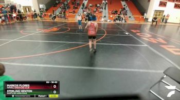 56-62 lbs 3rd Place Match - Markos Flores, Powell Wrestling Club vs Sterling Henton, North Big Horn Rams