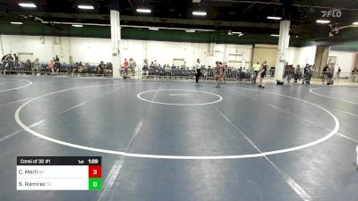 120 lbs Consi Of 32 #1 - Cooper Merli, NY vs Santiago Ramirez, TX