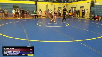 100 lbs Round 2 - Josie Wilson, Abilene Kids Wrestling Club vs Adrian Salcido, Colby Kids Wrestling Club