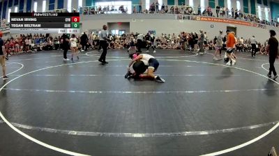 126 lbs Champ. Round 2 - Nevan Irving, Central Florida Wrestling vs Tegan Beltram, South Lake High School