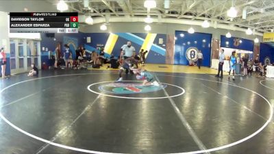 138 lbs Round 4 (8 Team) - Davidson Taylor, OutKast WC vs Alexander Esparza, Panhandle Gator Dogs