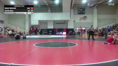 144 lbs Round 3 (6 Team) - Gavin Bell, Hill City HS vs Noah Weaver, Atchison HS