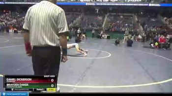 4A 106 lbs Cons. Round 3 - Daniel Dickerson, Riverside vs Brayden Daker, Corinth Holders