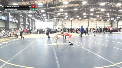 112 lbs Consi Of 16 #2 - Colton Riordan, NY vs Maxx Watson, ID