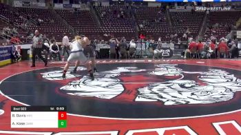 285 lbs Consolation - Blaine Davis, Mifflin County vs Adam Kase, Conrad Weiser