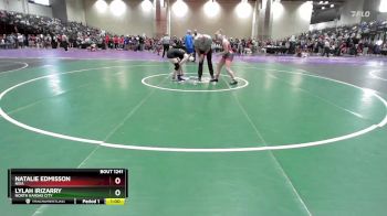 155 lbs Cons. Round 4 - Natalie Edmisson, Nixa vs Lylah Irizarry, North Kansas City