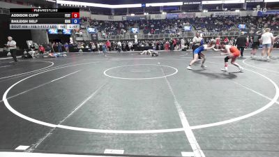 108.1-117.7 lbs Round Of 32 - Addison Cupp, Festus vs Baileigh Self, King Select