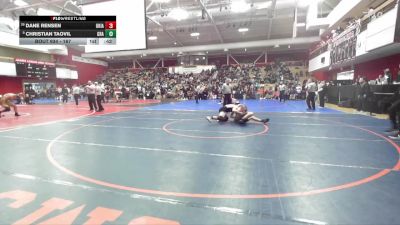 167 lbs Cons. Round 5 - Dane Rensen, Ukiah vs Christian Taovil, Granada