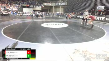 2A 138 lbs Champ. Round 1 - Hunter Oswold, White River vs Mason Rickard, Woodland