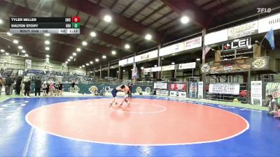 165 lbs Round 1 - Tyler Miller, Sidney Wrestling Club vs Dalton Story, Garretson Blue Dragons