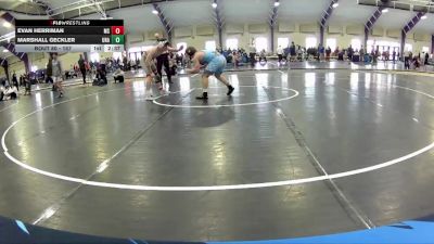 157 lbs Champ. Round 1 - Evan Herriman, Michigan State vs Marshall Geckler, Unattached