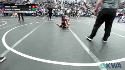 91 lbs Rr Rnd 2 - Amiah Huerta, F-5 Grappling vs Sophia Stephens, F-5 Grappling