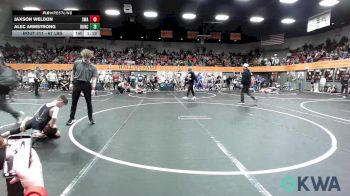 67 lbs Quarterfinal - Jaxson Weldon, Shelton Wrestling Academy vs Alec Armstrong, Duncan Demon Wrestling