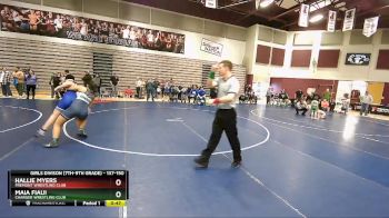 137-150 lbs Round 1 - Hallie Myers, Fremont Wrestling Club vs Maia Fiaui, Charger Wrestling Club