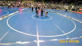 76 lbs Round Of 32 - Carter Smith, Burnett Trained (MI) vs Isiah Reed, Nebraska Wrestling Academy