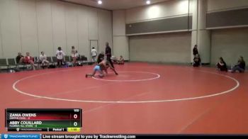 100 lbs Semis & Wb (16 Team) - Zania Owens, Griffin Fang vs Abby Couillard, Florida All-Stars