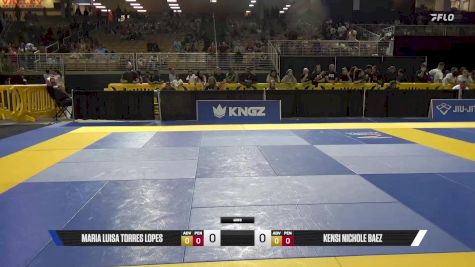 Kensi Nichole Baez vs Maria Luisa Torres Lopes 2025 Pan Kids Jiu-Jitsu IBJJF Championship