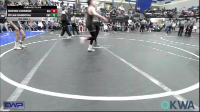 86 lbs Rr Rnd 1 - Hunter Johnson, Blaine County Grapplers vs Rylan Sandoval, Cowboy Wrestling Club