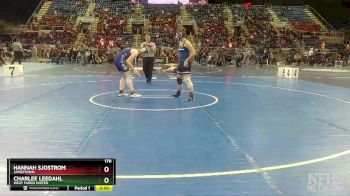 170 lbs Champ. Round 1 - Charlee Leedahl, West Fargo United vs Hannah Sjostrom, Jamestown