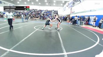 140 lbs Cons. Round 2 - Mia Aguilar, San Fernando vs Caroline Gordon, Del Oro