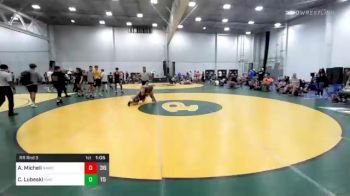 135 lbs Prelims - Aiden Micheli, Northampton vs Chris Lubeski, Rams Wrestling Club