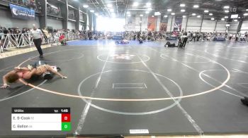 120 lbs Round Of 64 - Ethan Smith-Cook, SC vs Christian Ballon, VA