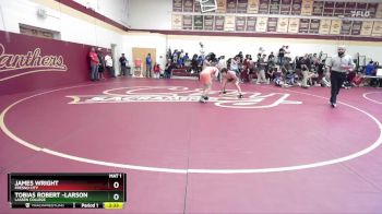 149 lbs 1st Place Match - Tobias Robert -larson, Lassen College vs James Wright, Fresno City