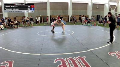 140 lbs 3rd Place Match - Vera Bentley, California vs Rachel Jensen, Utah