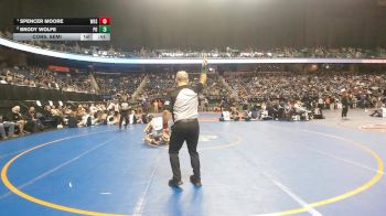 3A 150 lbs Cons. Semi - Spencer Moore, Wheatmore High School vs Brody Wolfe, Polk County High School