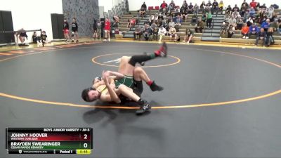 JV-8 lbs Round 5 - Payton Hill, Burlington Notre Dame vs Parker Pagel, Urbandale