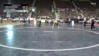 1A-4A 175 1st Place Match - Aiden Richardson, Dora vs Pruitt Conner, St James