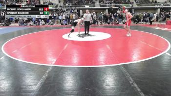 157 lbs Quarterfinal - Michael Boulanger, Milford vs Spencer Boucher, Mt. Anthony