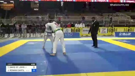 TIMOTHY DAVID ST. JOHN vs JOHN ROWAN CANTILLO 2021 Pan Jiu-Jitsu IBJJF Championship
