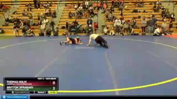 50 lbs Round 5 - Britton Sprabary, Roseau Wrestling Club vs Thomas Holm, Lakeville Youth Wrestling