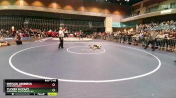 55-58 lbs Round 3 - Tucker Mccart, Greenwave Youth Wrestling vs Waylon Atkinson, Gold Rush Reno