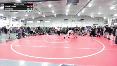 120 lbs 5th Place - Deakin Cygan, Pursuit-MS vs Gary Dell, Metro All-Stars-MS