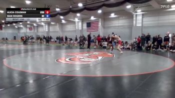 131 lbs 3rd Place Match - Sian Rogers, Manchester vs Alicia Coleman, Otterbein