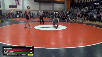 175 lbs Semifinal - Trey Vitti, Linn-Mar vs Elijah Kent, Prairie, Cedar Rapids