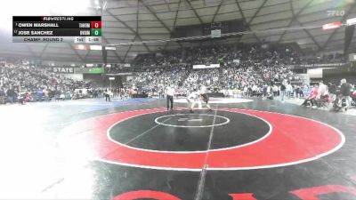 Boys 4A 126 lbs Champ. Round 2 - Owen Marshall, Tahoma vs Jose Sanchez, Davis