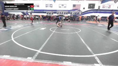 132 lbs Champ. Round 2 - Aidan Mueller, Corona vs Garrett Berry, Alta Loma