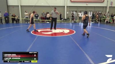 117 lbs Cons. Round 2 - Carter Johnson, Nova WC vs Zayden Deel, Richlands Wrestling Club