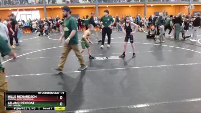 75 lbs Cons. Round 1 - Leland Rexroat, LWC: Raiders vs Hills Richardson, Coastal Elite Wrestling