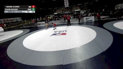 70 lbs Cons. Semis - Adonis Alonso, United Wrestling Club vs Calvin Rucobo, Central Coast Most Wanted Wrestling Club