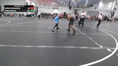 190 lbs Round 5 (6 Team) - Tamir Griffin, Kraken Black vs Adrian Hernandez, Team Shutt