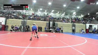 106 lbs Cons. Round 4 - Cale Beattie, Hamilton Southeastern vs Remi Davis, Griffith