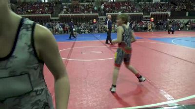 87 lbs Cons. Round 2 - Gunner Hepp, Conrad Wrestling Club vs Peyton Johnson, Helena Wrestling Club