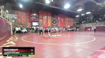 157 lbs Cons. Round 2 - Jackson Mccurdy, Roncalli vs Gavin Winegard, Evansville Mater Dei