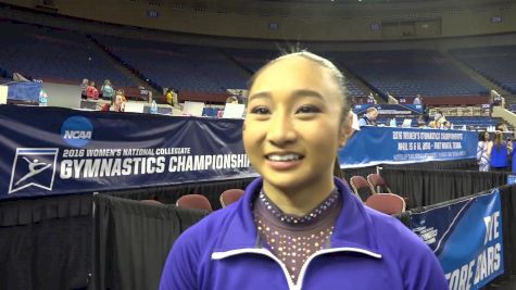 Erin Macadaeg Beaming With Excitement After Making History With LSU - NCAAs Super Six 2016