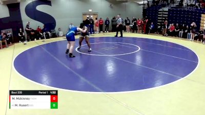 190 lbs. Champ. Round 2 - Mckenna Rusert, Blue Springs South vs Maya Mckinney, Farmington