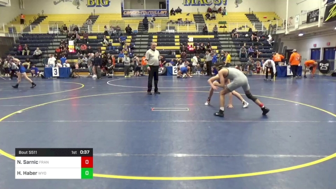 133 lbs Consy 6 - Nico Sarnic, Franklin Regional vs Hayden Haber ...